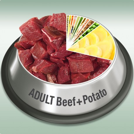 Platinum Adult Beef & Potato, hrană semiuscată pentru câini 5kg [3]