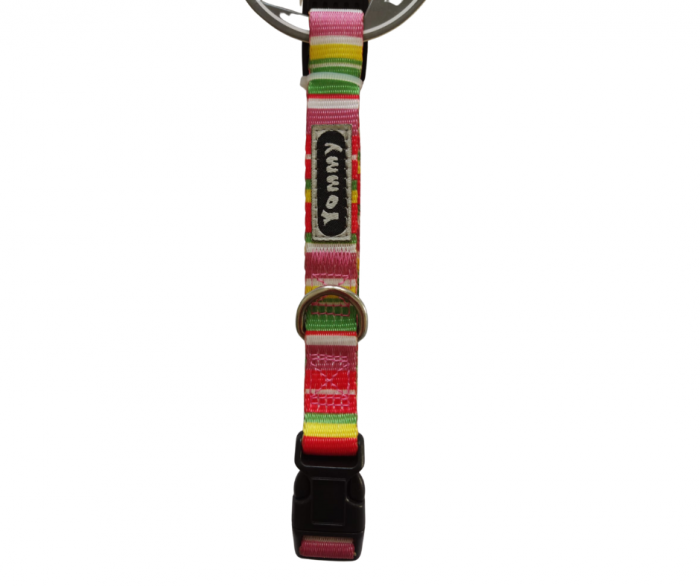 Zgardă textilă colorată pentru câini și pisici, 1 cm/20-30 cm [1]