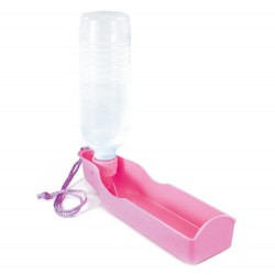Accesorii - Adăpător pentru câini, roz, 0,5 L