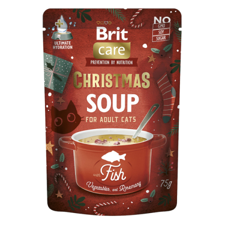 Pisici - Brit Care Cat Christmas Fish Soup 75 g