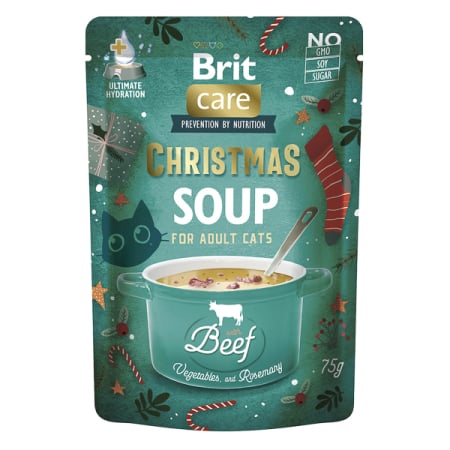 Pisici - Brit Care Cat Christmas Beef Soup 75 g