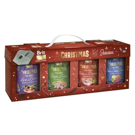 CHRISTMAS SHOP - Brit Care Dog Christmas Selection conserve pentru caini 4x400 g