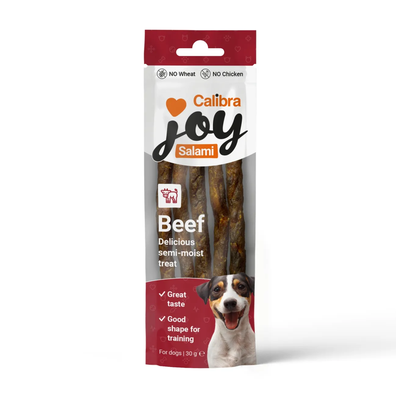 Recompense & Snack - Calibra Joy Dog Salami Beef , recompense pentru câini 30g