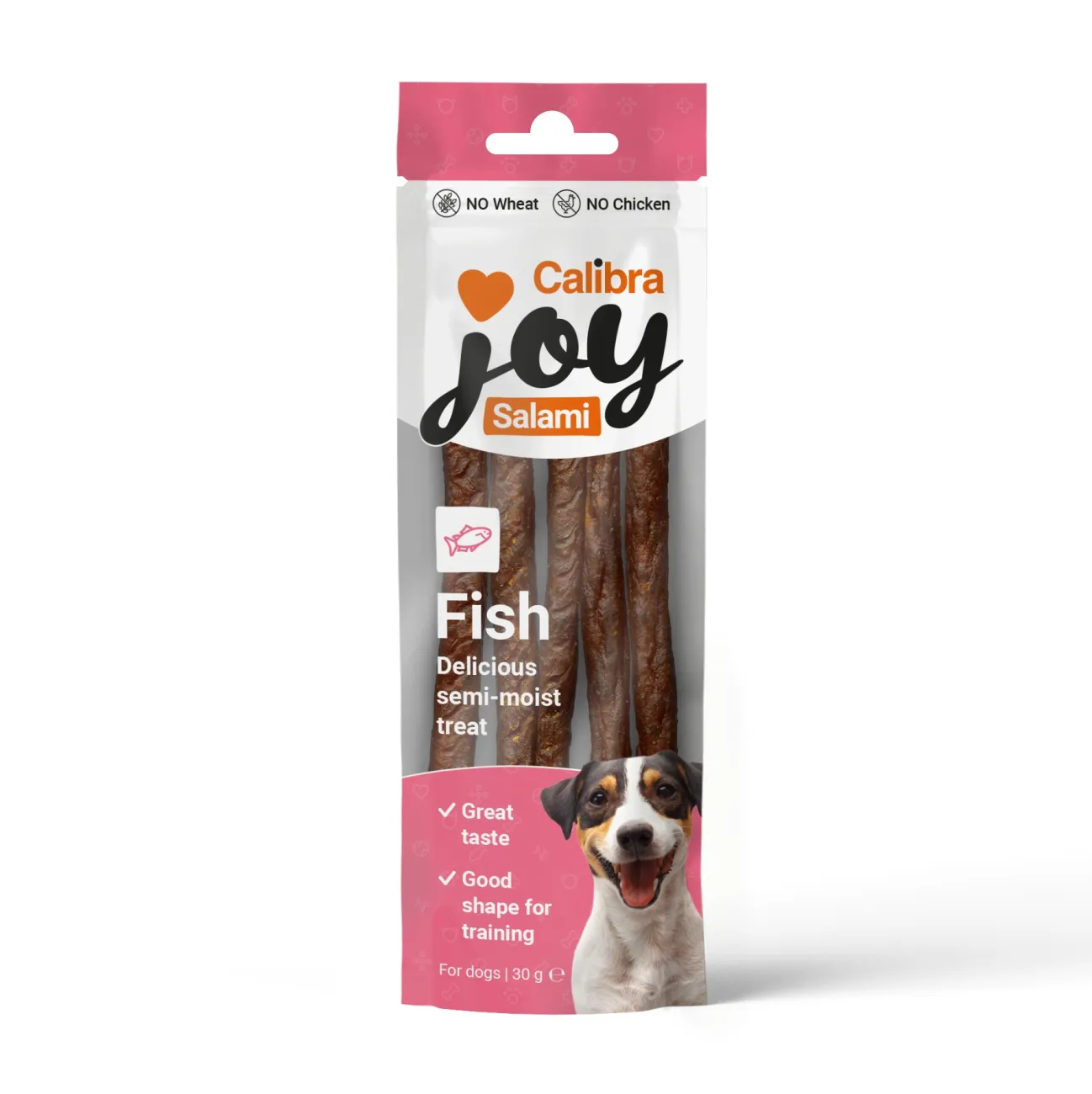 Recompense & Snack - Calibra Joy Dog Salami Fish, recompense pentru câini 30g