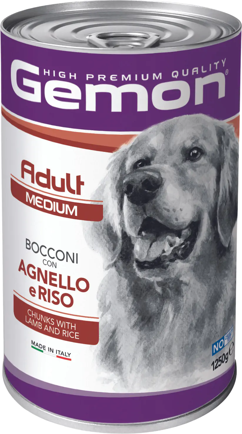 Dog OUTLET - Gemon conserve pentru câini cu miel și orez 1250 g