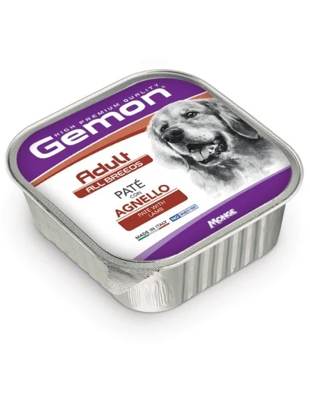 Hrană umedă - Gemon Pate premium pentru câini cu miel 150g