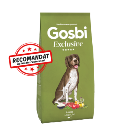 Hrană uscată - Gosbi Exclusive  Lamb Medium Adult 12 Kg