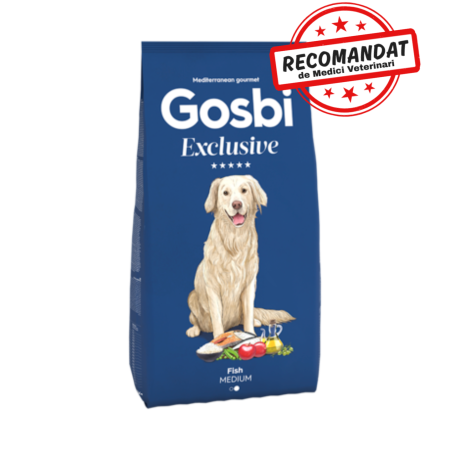 Hrană uscată - Gosbi Exclusive Fish Medium Adult 12 Kg
