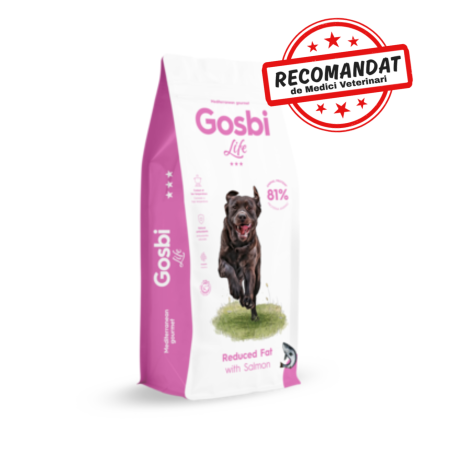Hrană uscată - Gosbi Life Dog Reduced Fat with Salmon 12 Kg