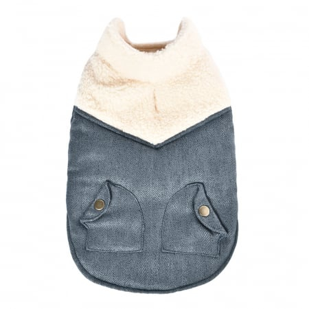 PUPPY SHOP - Haină pentru Câine, Woofwear bej-maro 40 cm