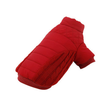 Hainuțe - Hainuta matlasata pentru caini rosie, div marimi