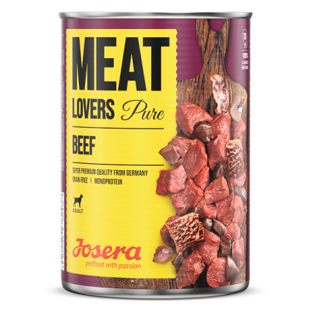 Hrană umedă - Josera Meatlovers Pure Beef  400 g