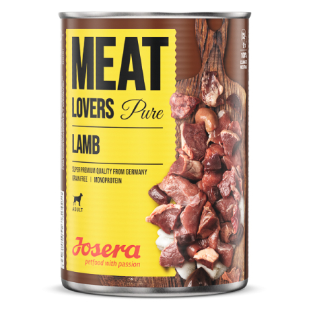 Hrană umedă - Josera Meatlovers Pure Lamb  400 g