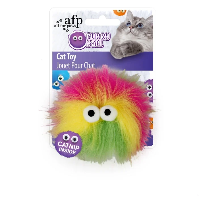 Jucării - Jucarie Fluffy Ball pentru Pisici