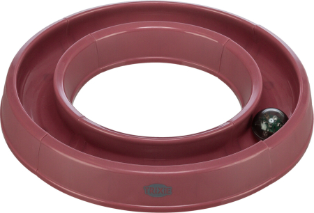 Jucarie pentru Pisici, Circuit cu Minge Roz intens [1]