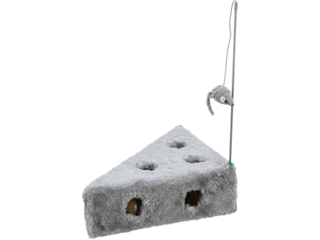 Pisici - Jucărie pentru pisici formă cașcaval cu 3 mingi