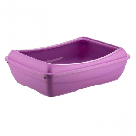 Litieră & Așternut - Litieră pentru pisici cu ramă, mov