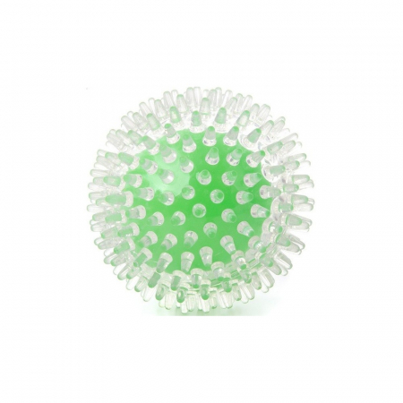 Jucării - Minge TPR rezistenta verde, 9 cm