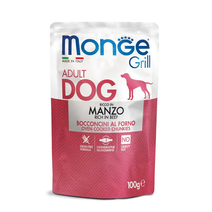 Câini - Monge Grill Dog Beef 100g