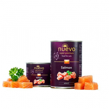 Nuevo cat conservă pentru pisici cu somon, 200 g