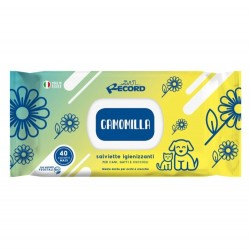 Sampon & Servețele umede - Șervețele umede pentru câini și pisici cu Mușețel, 40 buc