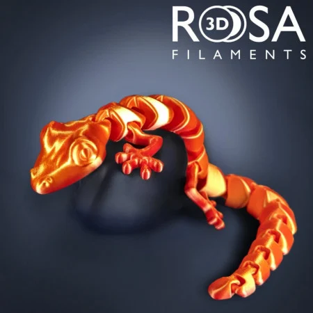 Filament 3D 1.75 mm PLA  Silk Rainbow Fire Rosu Portocaliu 800g [3]
