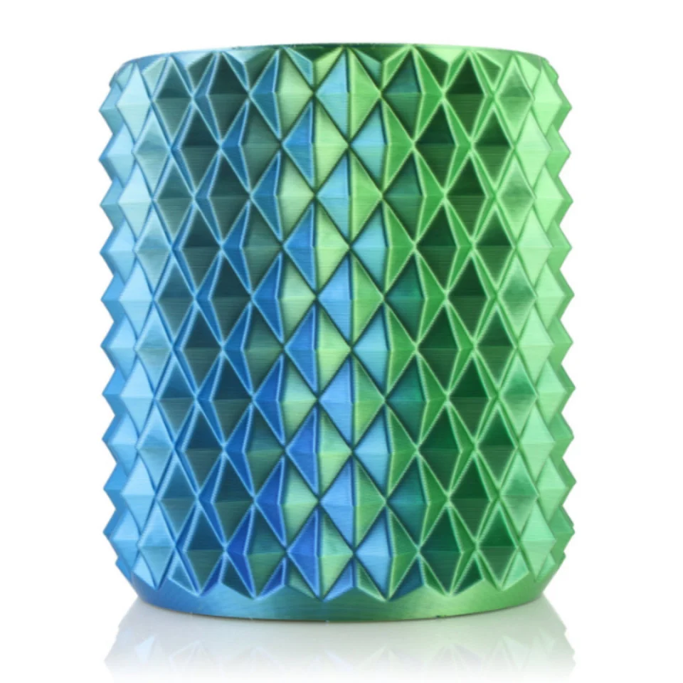 Filament 1.75 mm PLA Magic Silk Lagoon Verde Albastru 300g [2]