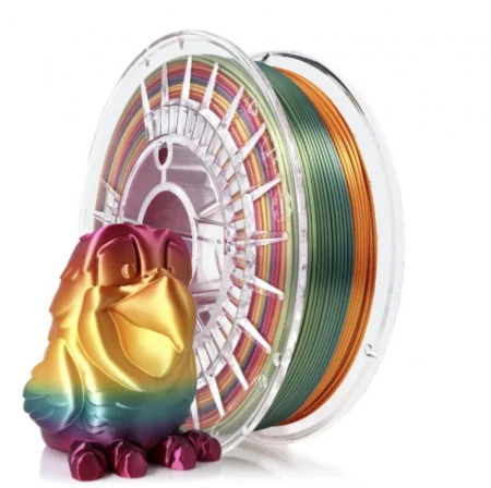 PLA - Filament 3D 1.75 mm PLA Rainbow Silk Tropical 800g
