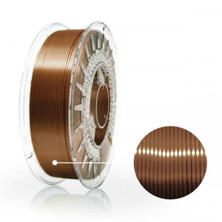 PLA SILK - Filament 3D 1.75 mm PLA - Silk Bronze (bronz) 800g