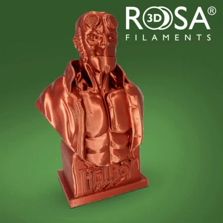 Filament 3D 1.75 mm PLA - Silk Copper Cupru 800g [1]