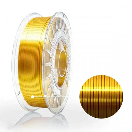 Filament 3D 1.75 mm PLA - Silk Gold Auriu 800g