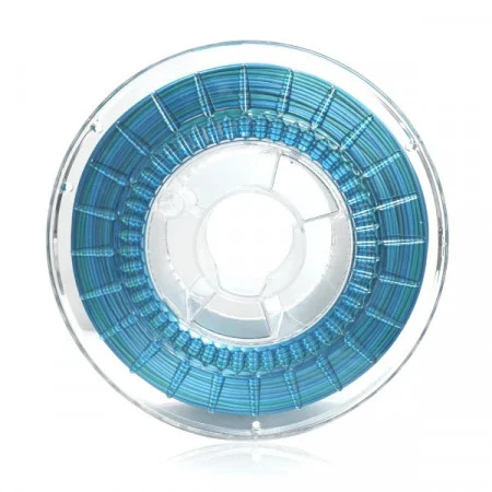 PLA - Filament 3D 1.75 mm PLA Silk Rainbow Ocean Albastru Verde 800g