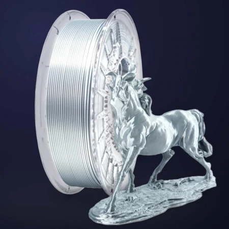 Filament 3D 1.75 mm PLA - Silk Silver Aringtiu 800g [3]