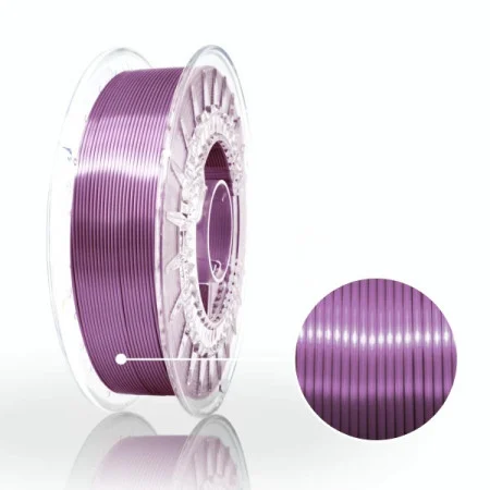 PLA SILK - Filament 3D 1.75 mm PLA - Silk Violet Mov 800g