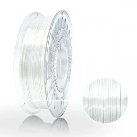PLA SILK - Filament 3D 1.75 mm PLA - Silk White Alb 800g