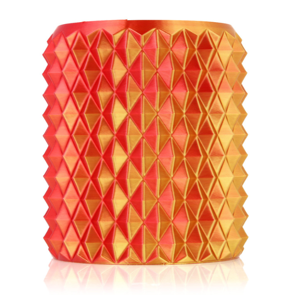 Filament 1.75 mm ReFill PLA Magic Silk Fire Rosu/Galben 300g [1]