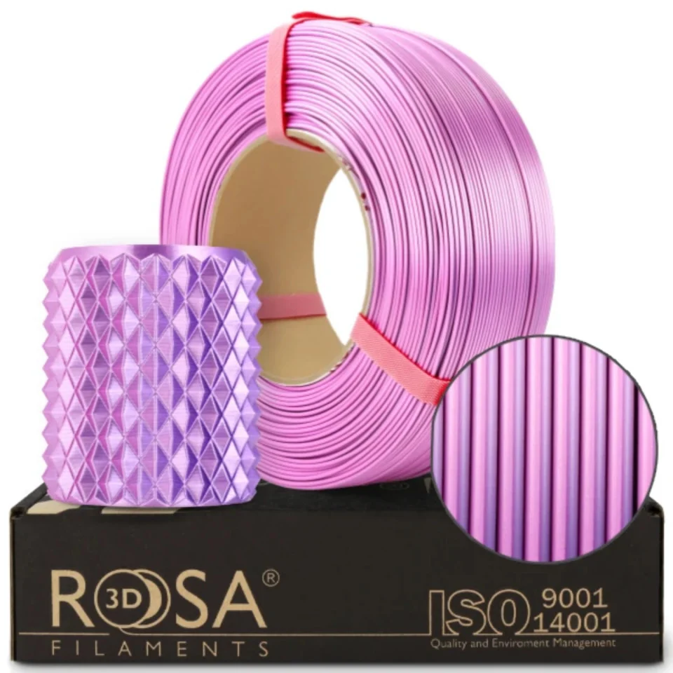 PLA - Filament 1.75 mm ReFill PLA Magic Silk Pink Dynamic Roz Violet