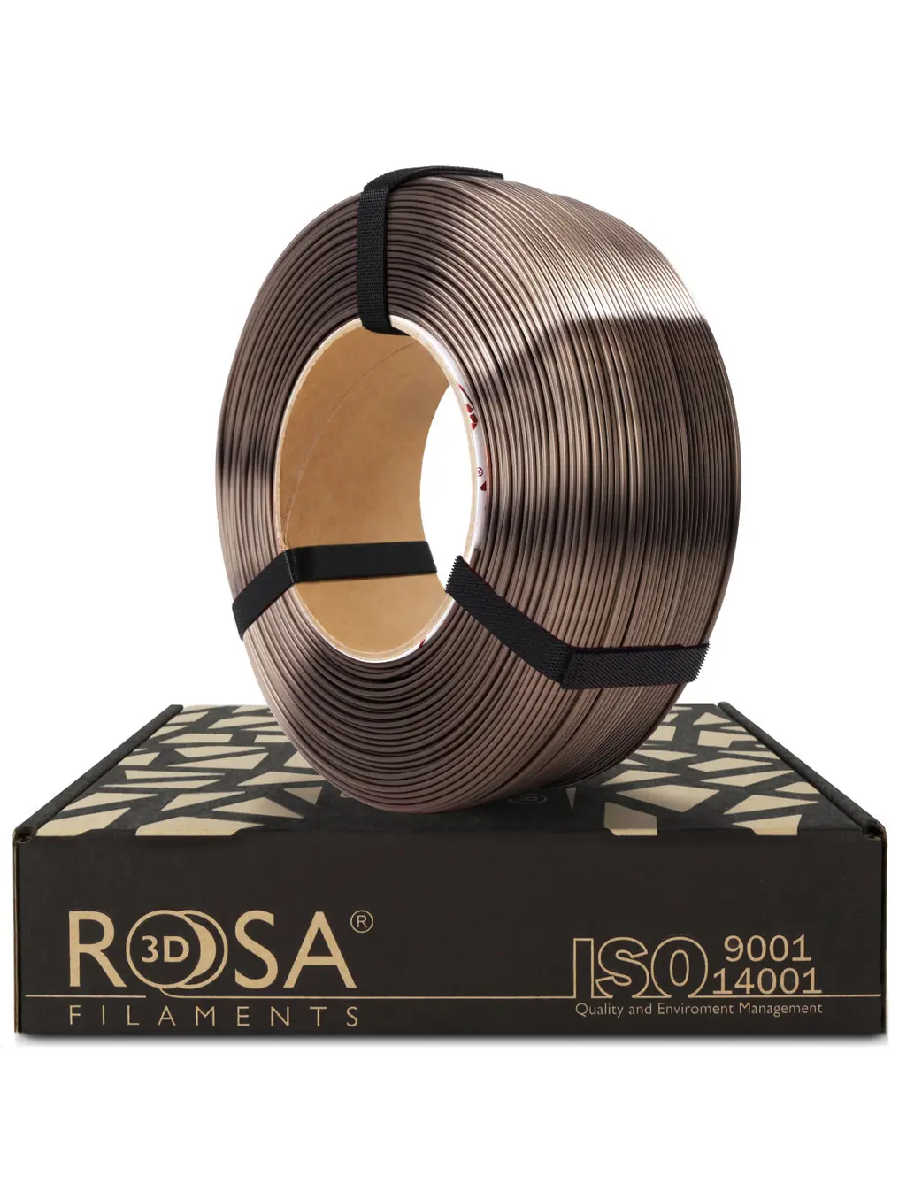 PLA - Refil Filament 3D 1.75 mm Premium PLA - Silk Bronze