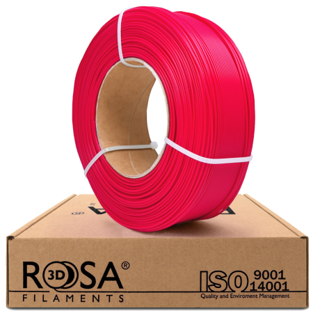 PLA STARTER - Refill Filament 3d  1.75  mm PLA Starter Rubin Red Rosu 1kg