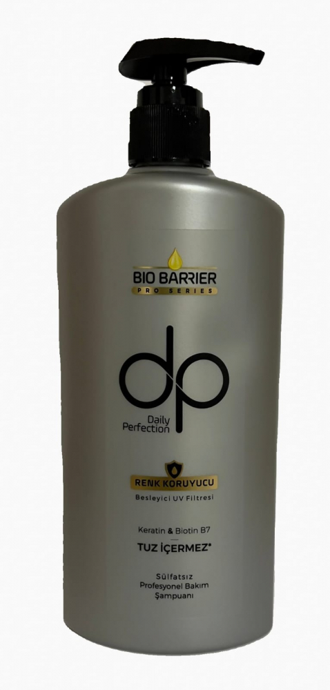 DP Bio Barrier - Șampon Profesional cu Keratină și Biotină B7, Fără Sulfați, 400 ml pentru Păr Strălucitor și Protejat [1]