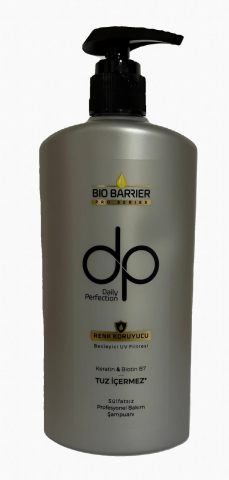 Șampoane - DP Bio Barrier - Șampon Profesional cu Keratină și Biotină B7, Fără Sulfați, 400 ml pentru Păr Strălucitor și Protejat