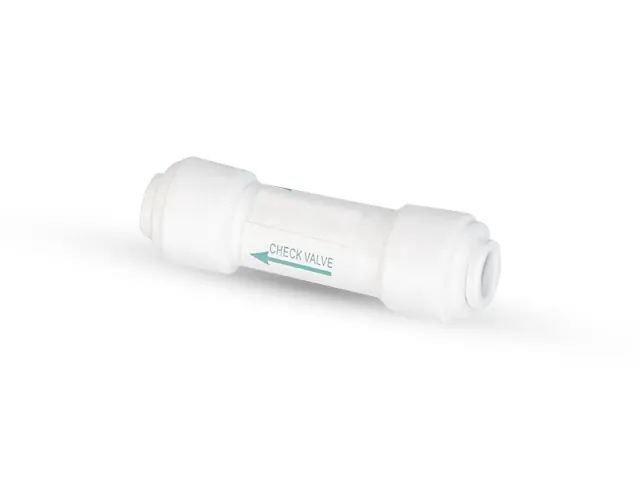 Conectori - Conector drept mufă rapidă 1/4” la mufă rapidă1/4” cu supapă de sens