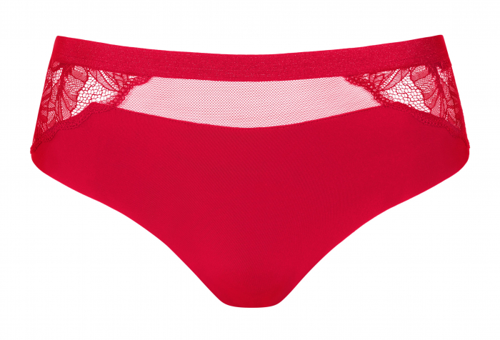 LISCA Chilot intreg  cu dantela ELEGANCE SYMPATHY rosu/negru [4]