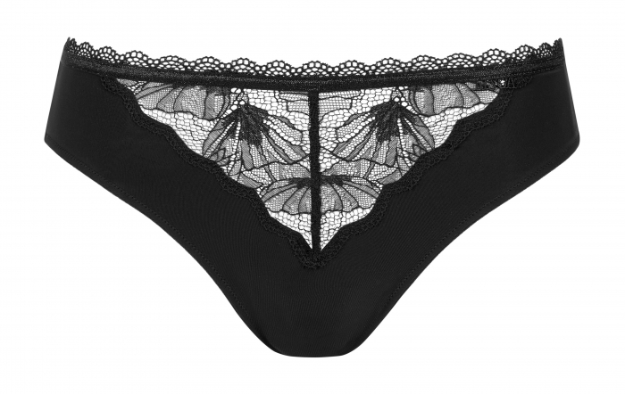 LISCA Chilot intreg  fara cusaturi ELEGANCE SYMPATHY negru/rosu [4]