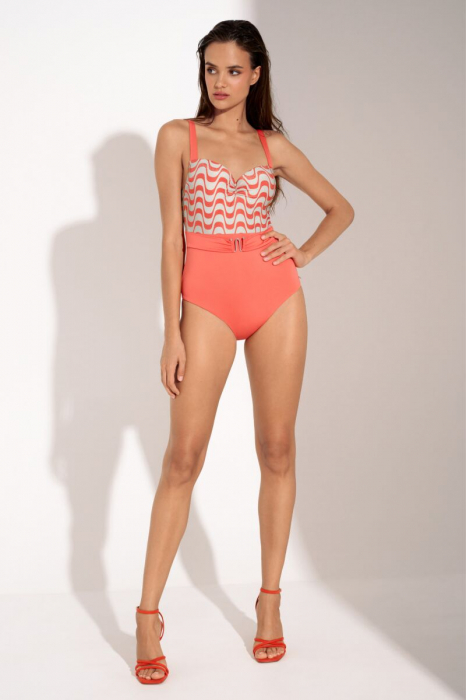 LISCA Costum de baie intreg Elegance orange ICELAND [5]