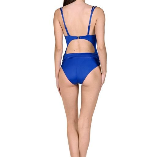 Costum de baie intreg negru/albastru NAVARRE BEACH [5]