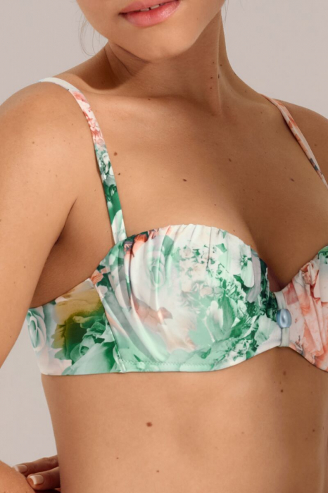 LISCA Sutien cu bretele detasabile si spuma subtire verde JAPAN [8]