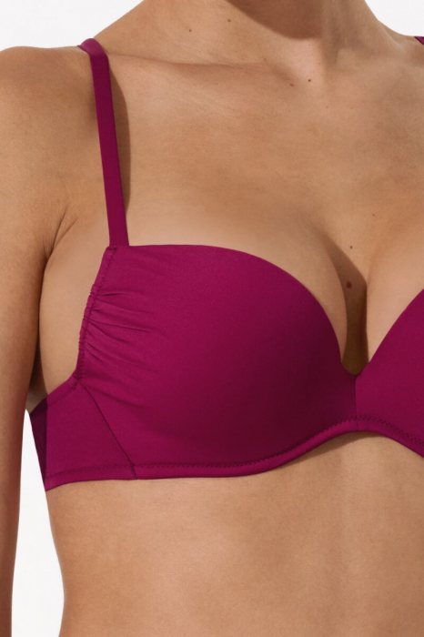 LISCA Sutien de baie cu push up bordo PALMA [5]