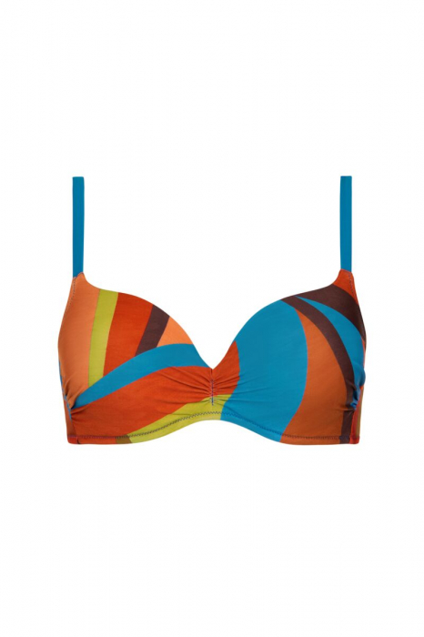 LISCA Sutien de baie cu spuma subtire si suport albastru VIVIERO [6]