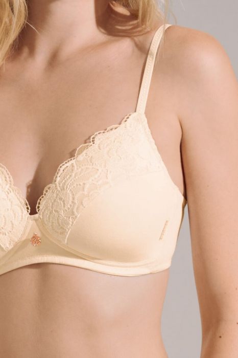 LISCA Sutien din bumbac  si  spuma subtire fara sarma NINA [3]